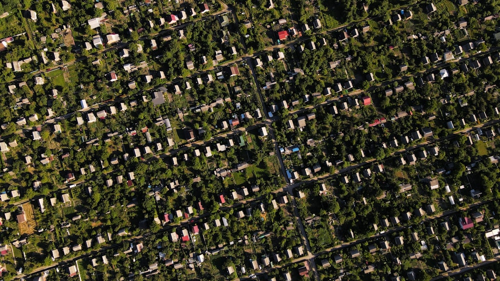 veduta aerea della città durante il giorno