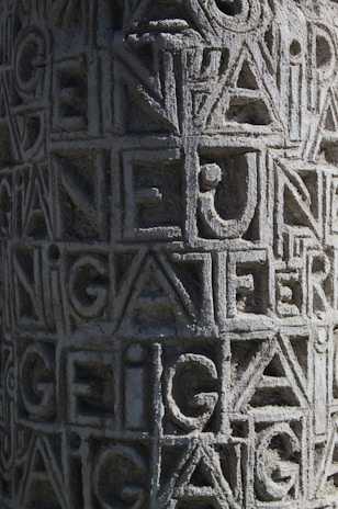 Close-up of an ancient artifact with mysterious engravings.