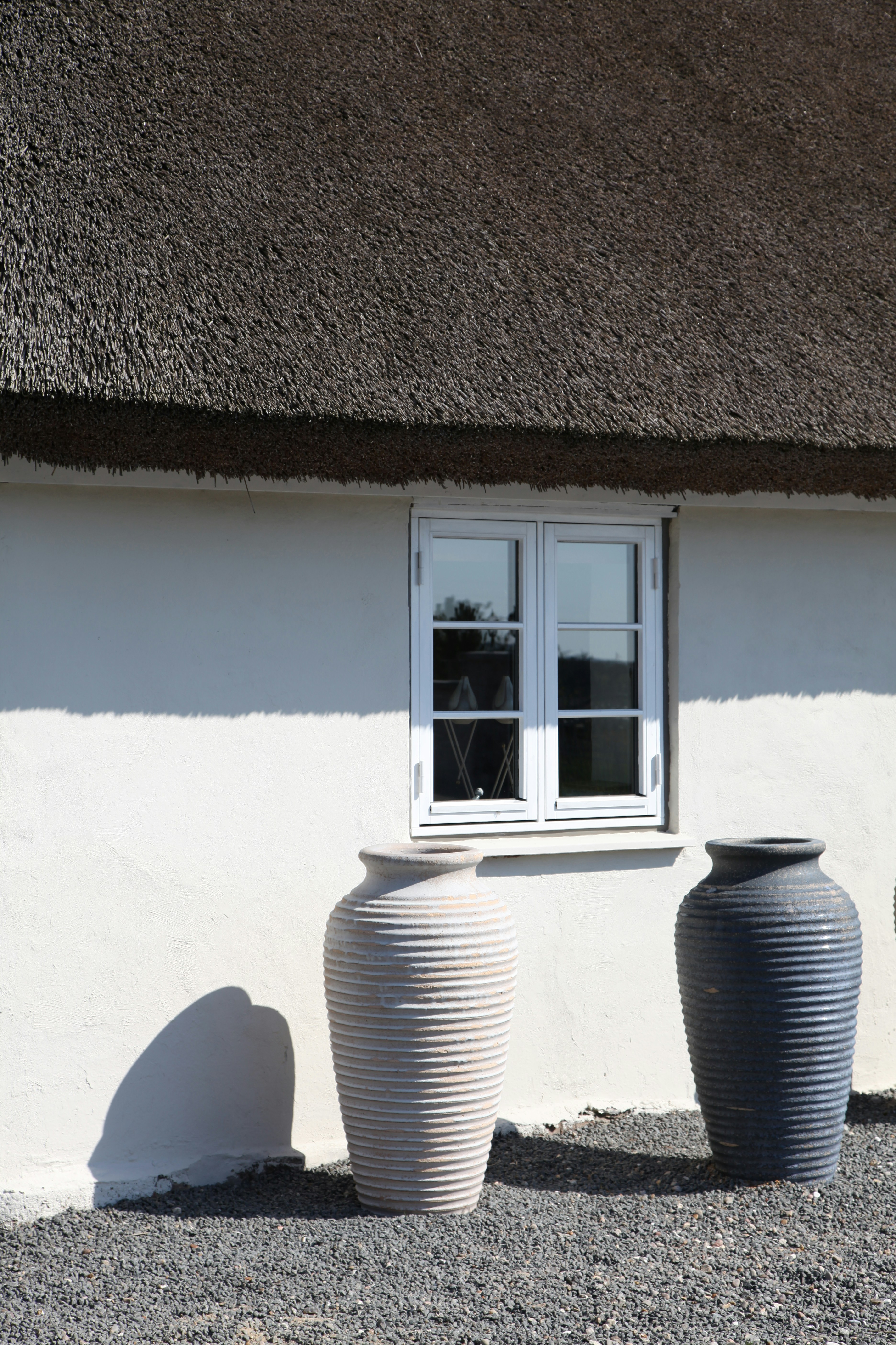 white wooden framed glass window