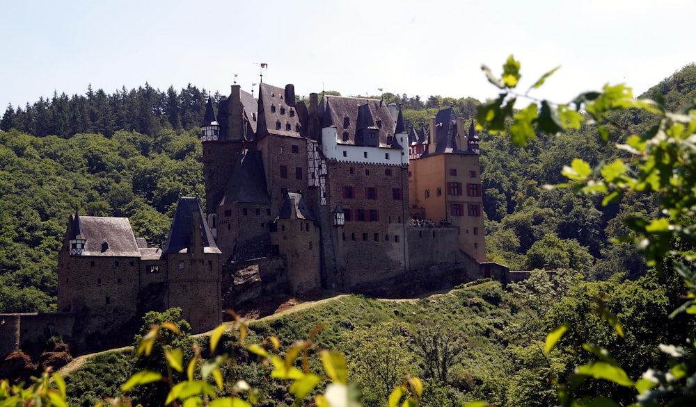 brown concrete castle under white sky during daytime