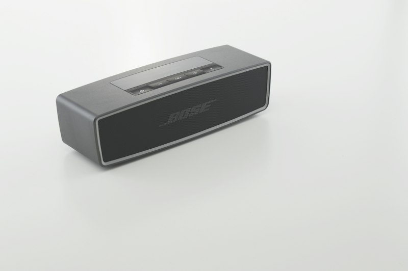 Bose portable wireless speaker on surface