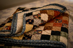 white brown and black textile jaipuri Quilts Kanha Universal Export