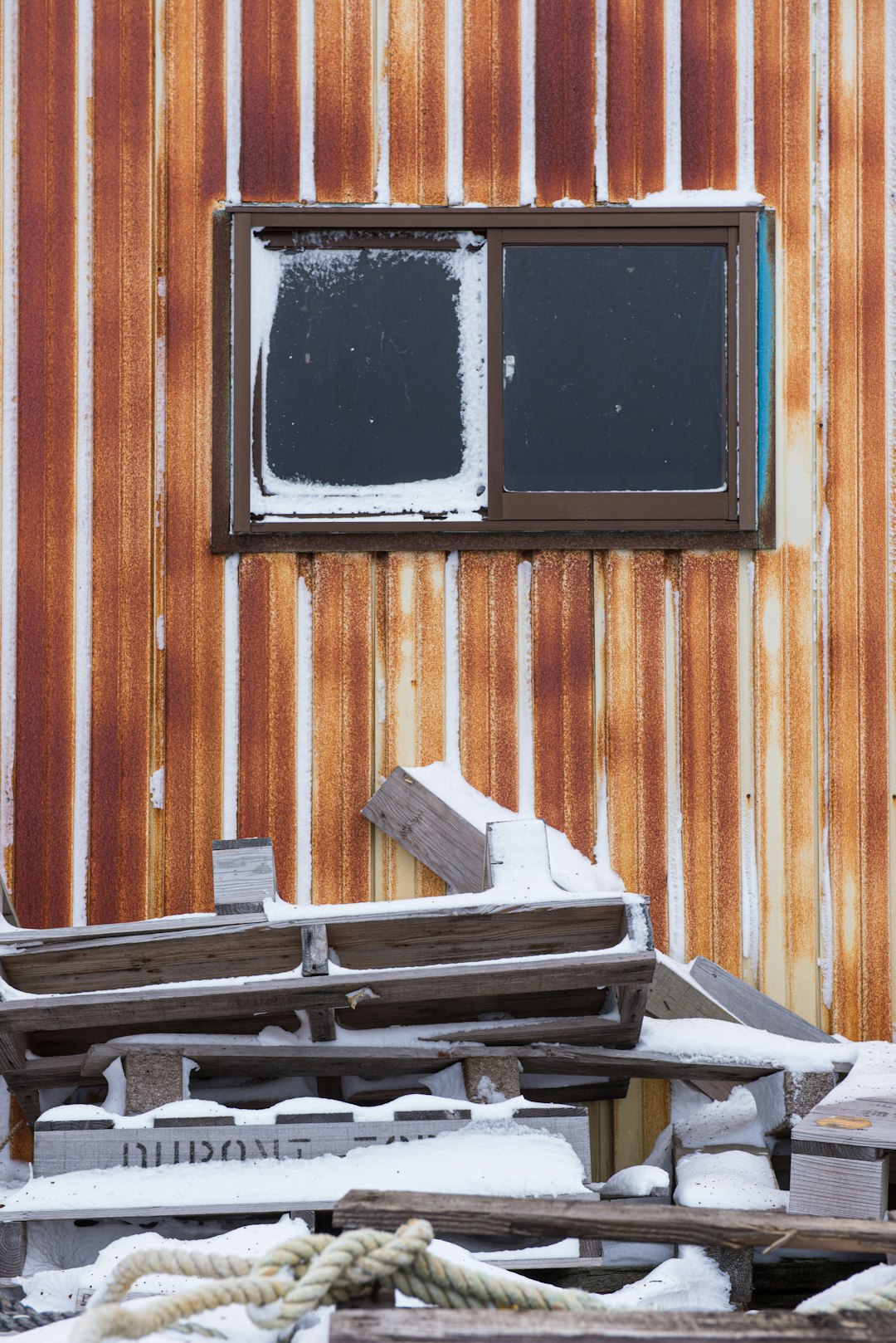 black and white wooden window frame