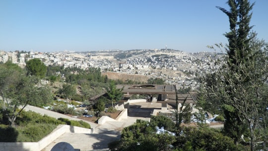 aerial view of city during daytime in Jerusalem Israel