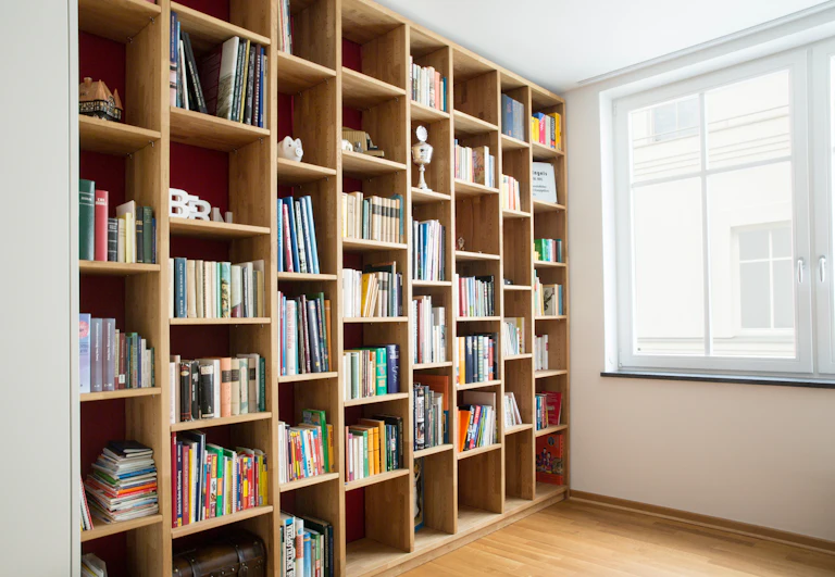 Grid Oak Shelf
