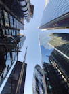 low angle photography of high rise buildings