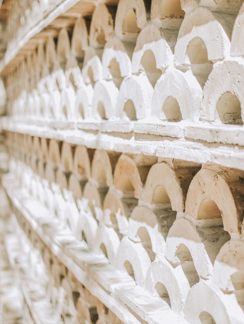 white concrete pillars during daytime