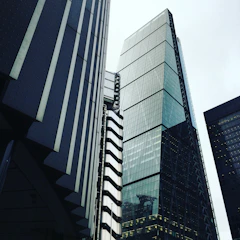 grayscale photo of high rise building