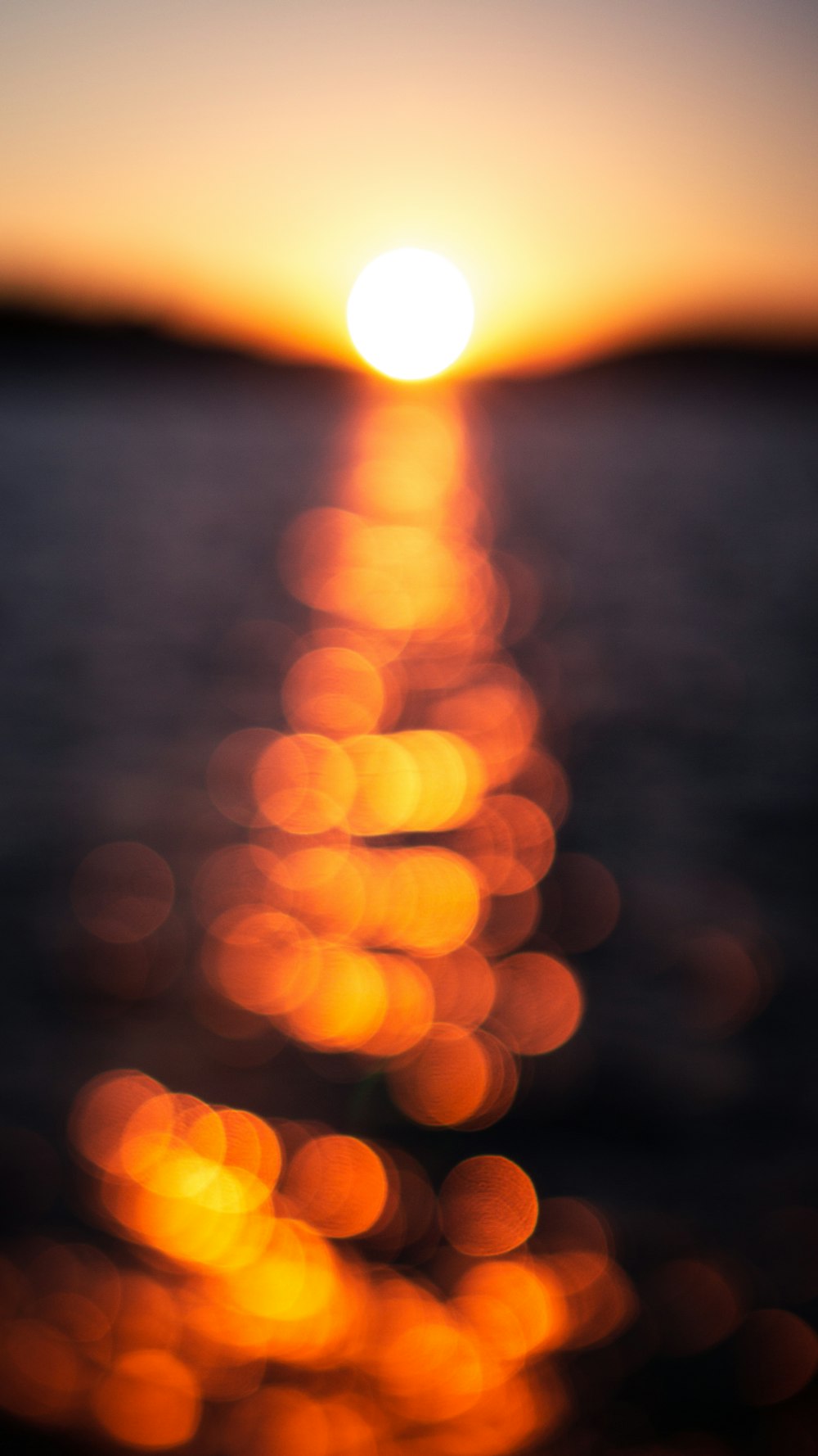 Photographie bokeh de lumières jaunes