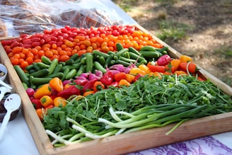 green and red chili peppers