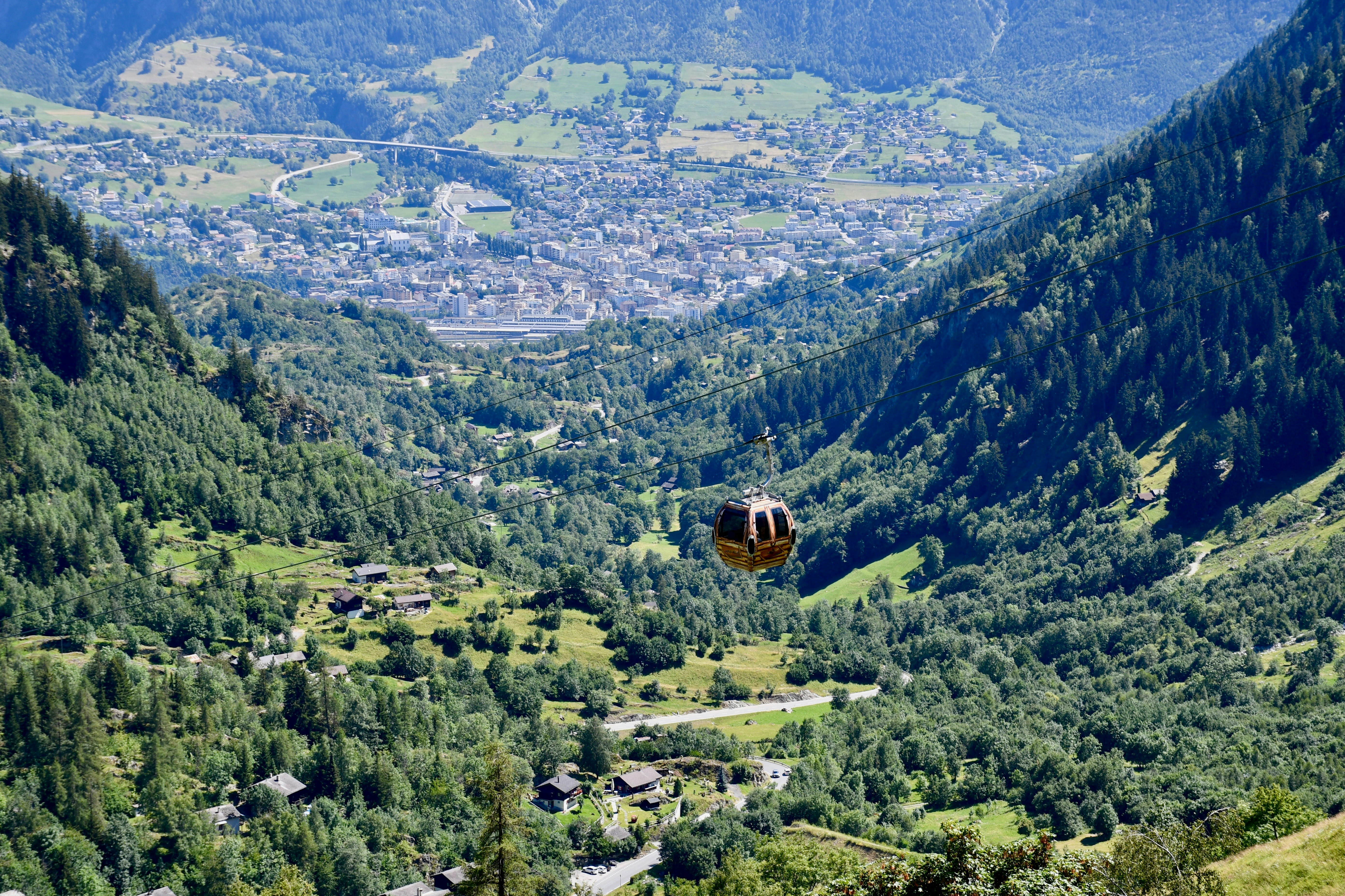 aerial view of green trees and mountains during daytime