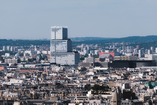 aerial view of city buildings during daytime in Paris France
