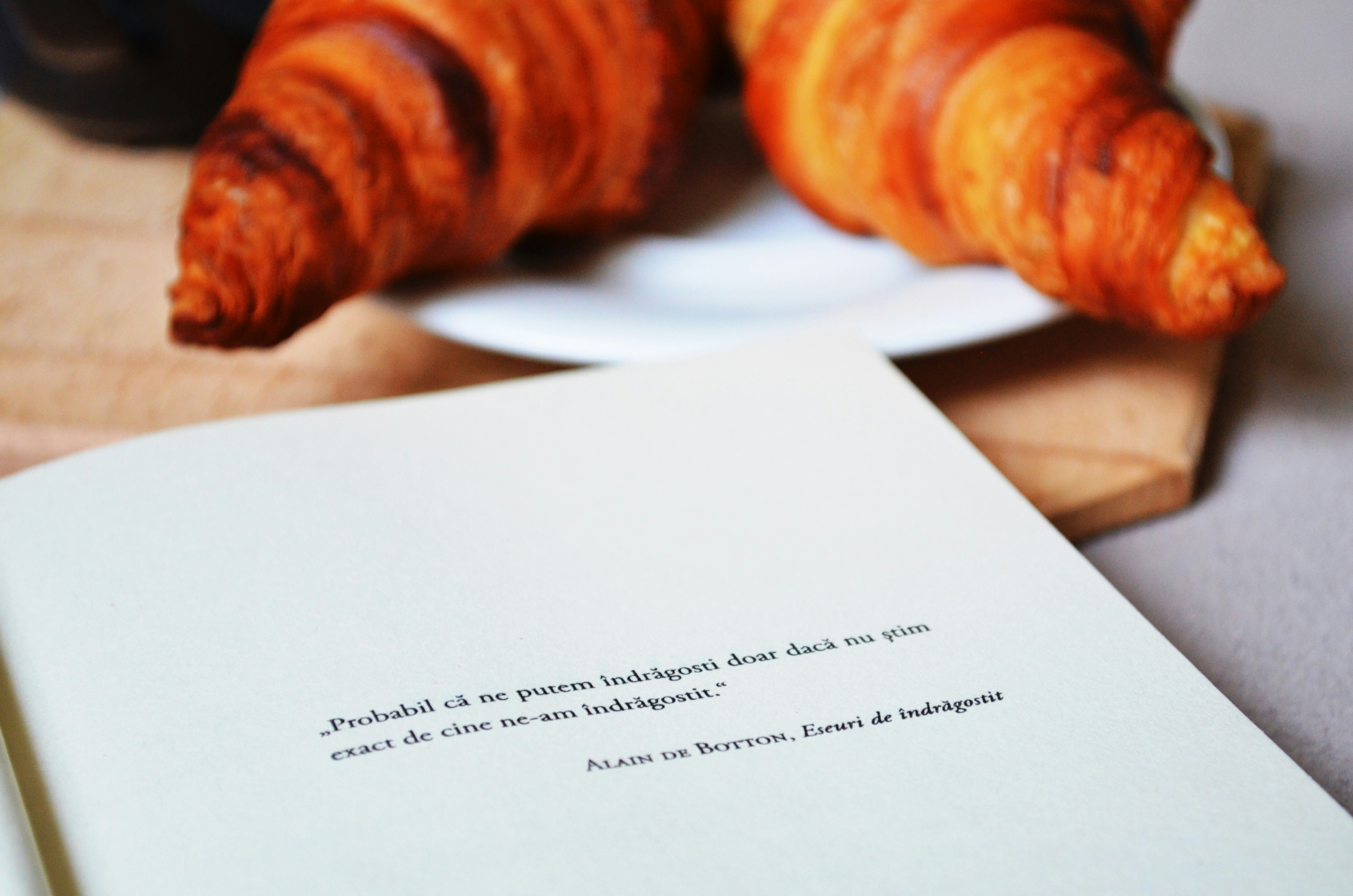 brown bread on white paper