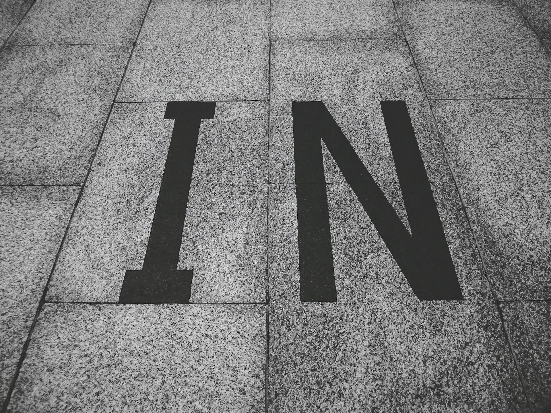 white and black pedestrian line
