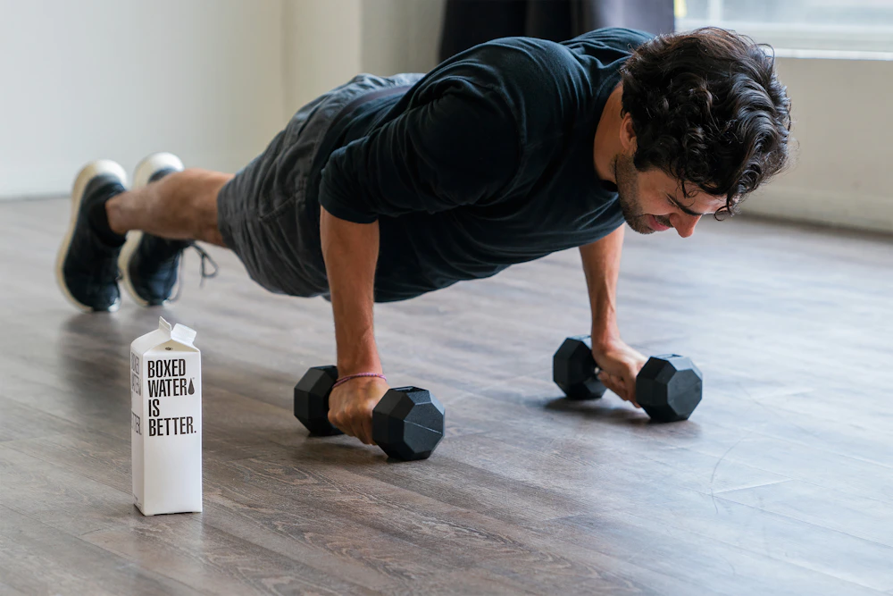 Personal trainer coaching a member