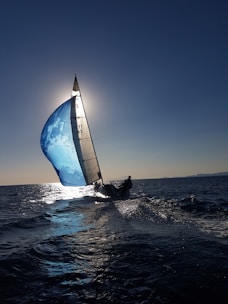 people riding on sailboat on sea during daytime