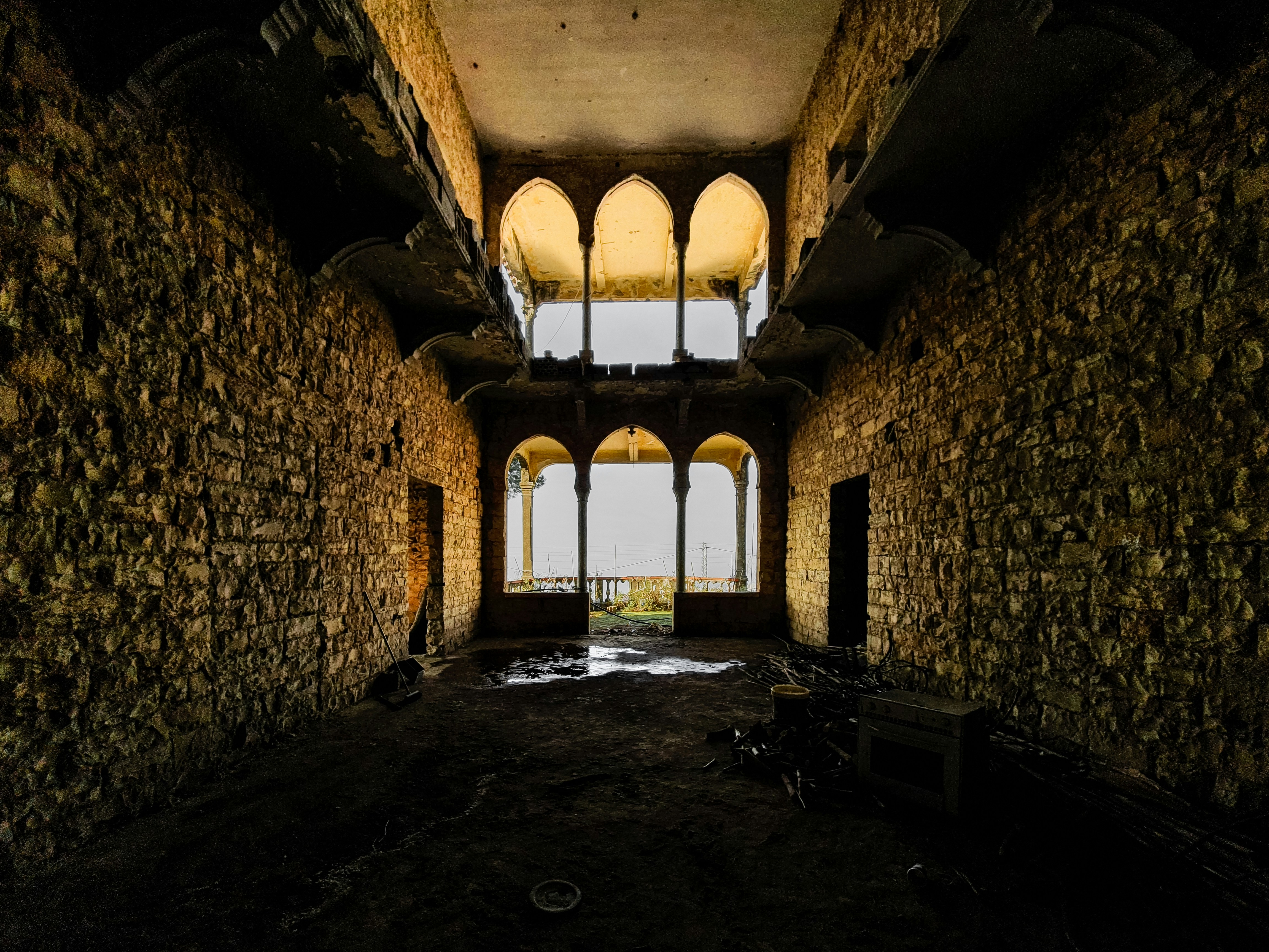 Abandoned Hotel in Souk el Gharb, Lebanon.