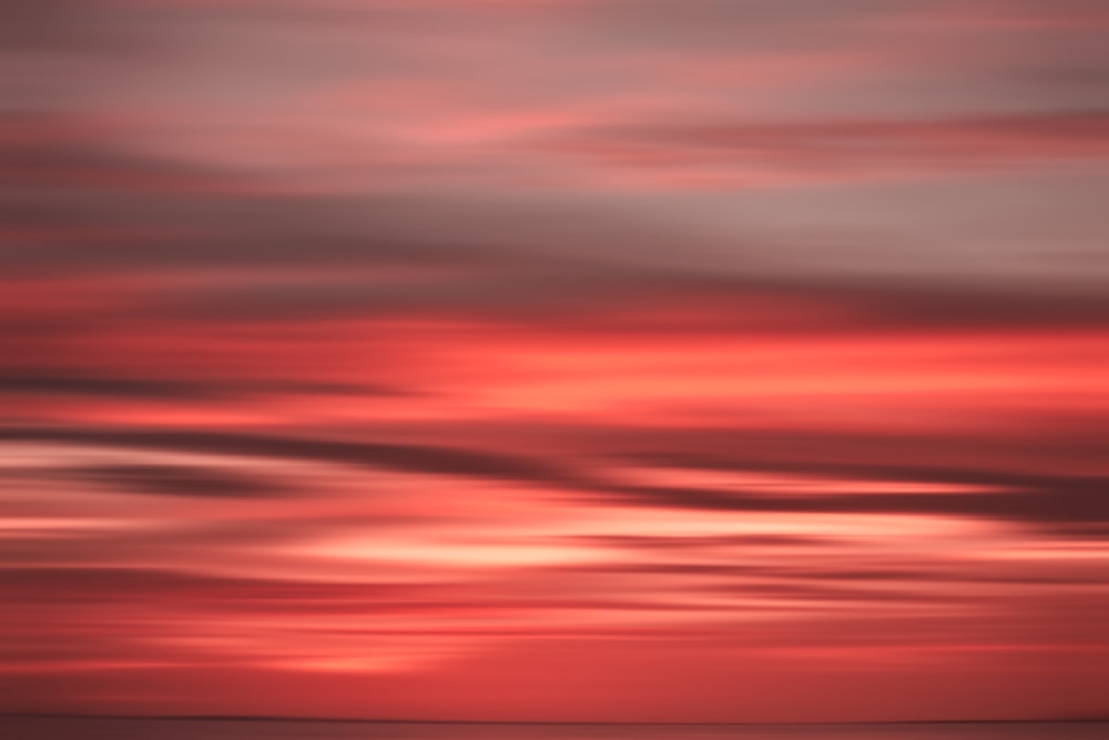 red and black clouds during sunset