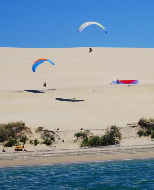 people on beach during daytime in Pyla sur Mer France