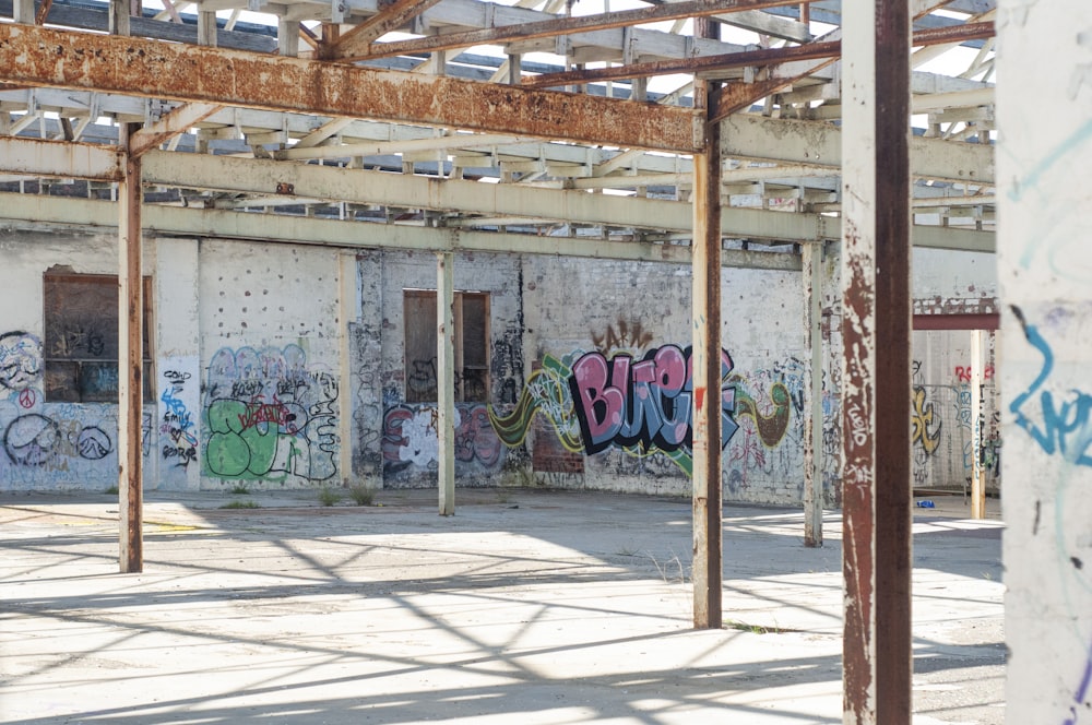 graffiti on white concrete wall