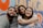 A joyful group of four diverse people celebrating together.