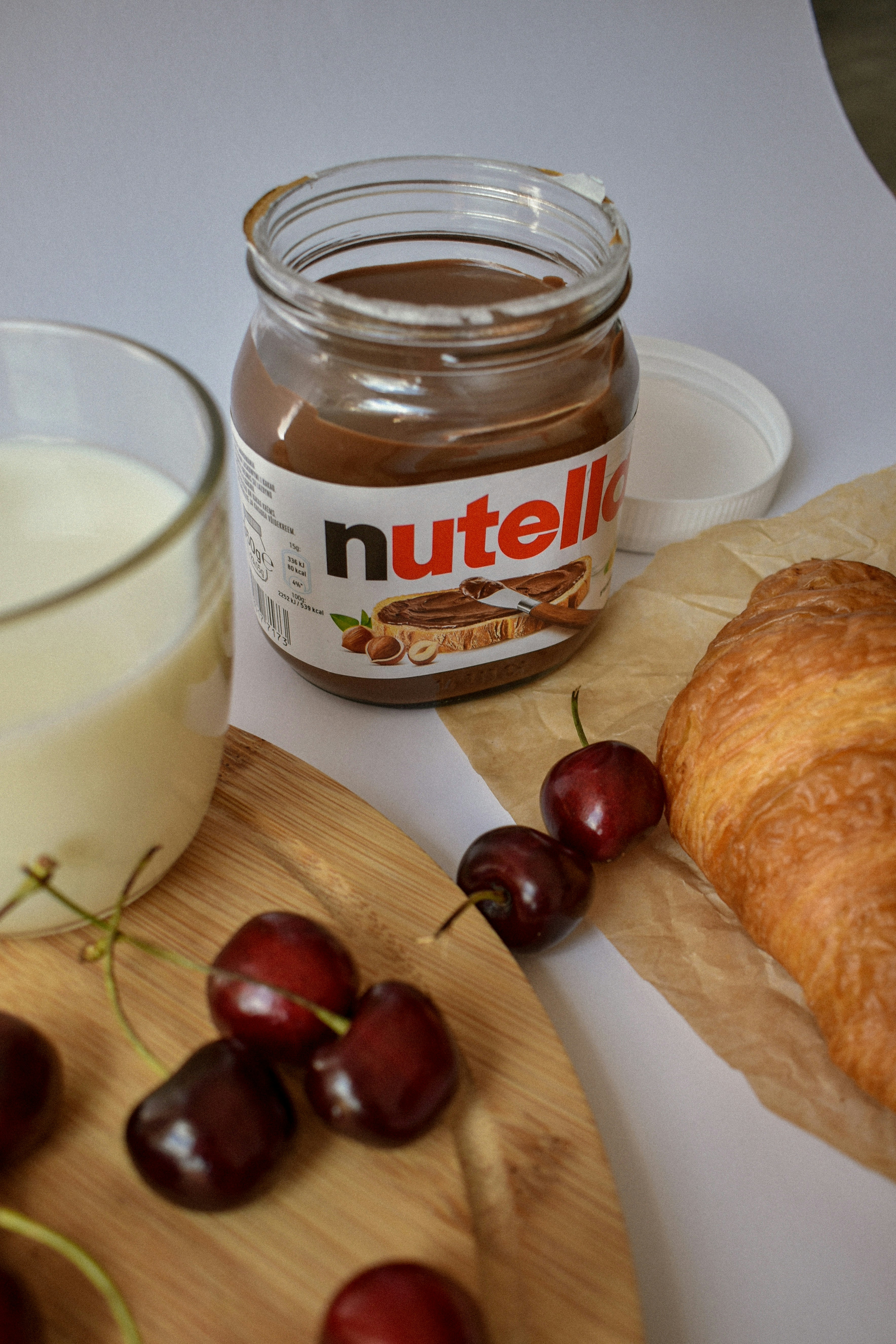 clear glass jar with white liquid