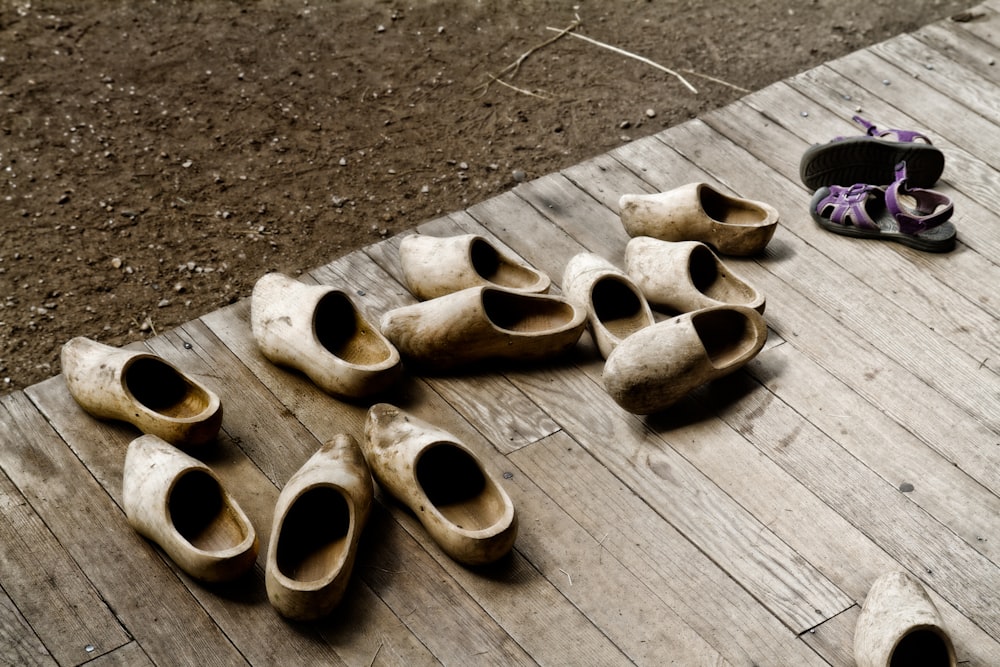 brown and beige bedroom slippers