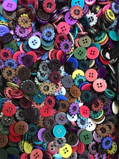 multi colored plastic round toy