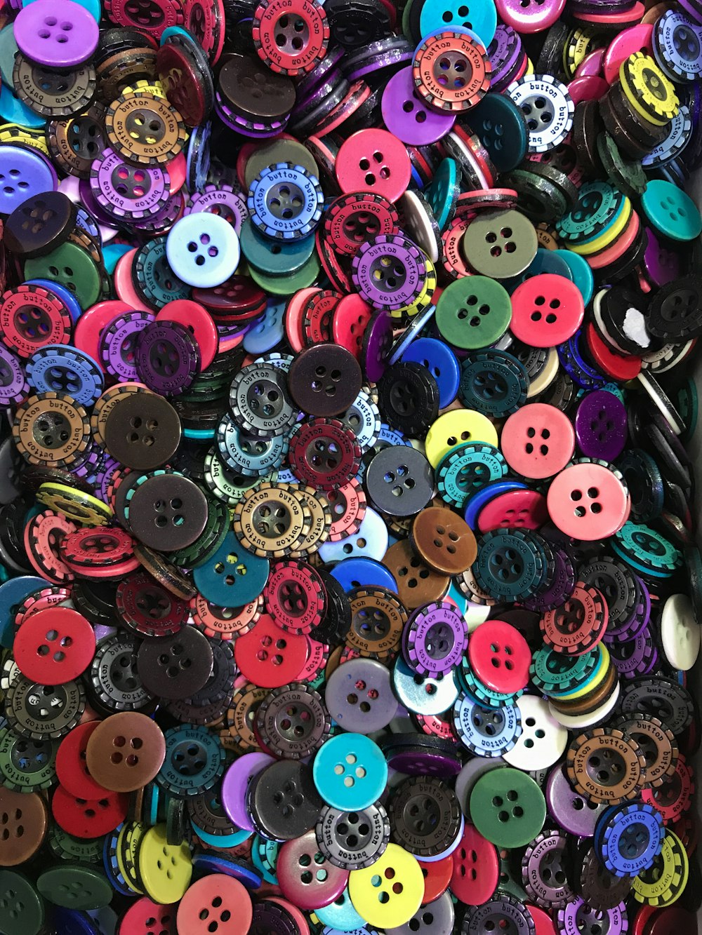 Colorful Buttons Stock Photo - Download Image Now - Button