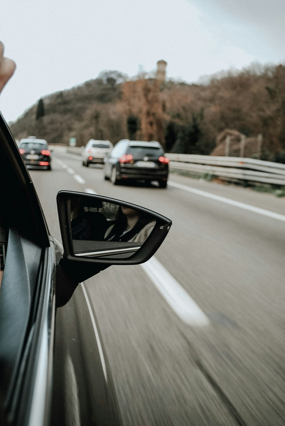 black car on road during daytime