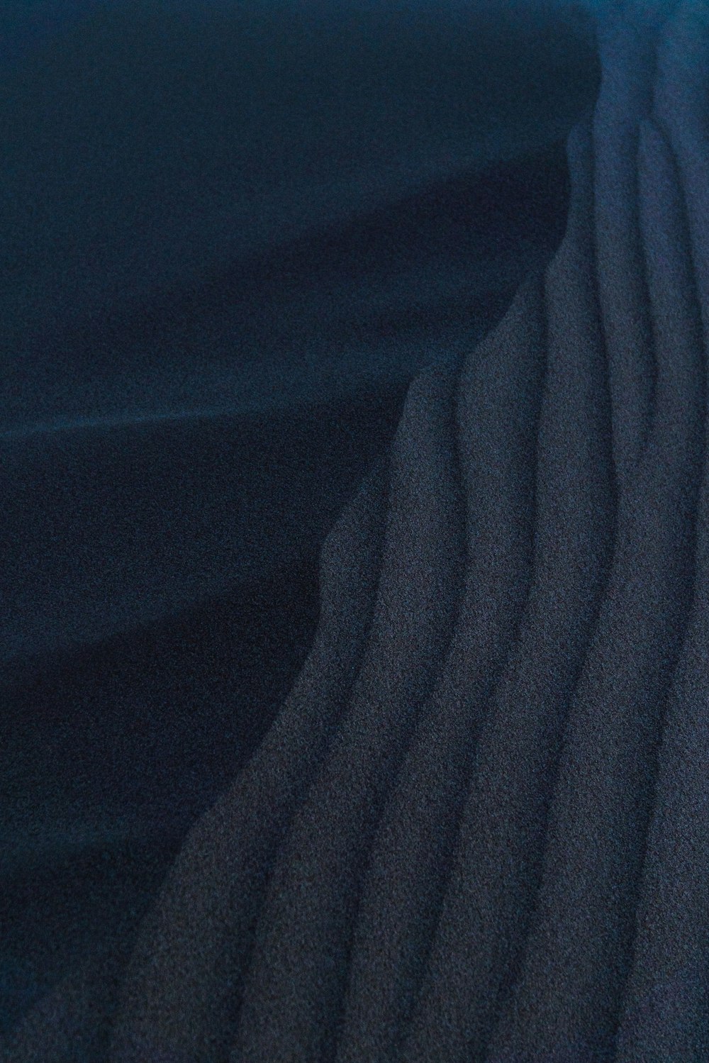 blaues Textil in Nahaufnahme