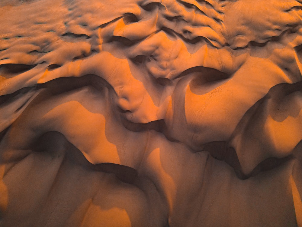 brown sand in close up photography