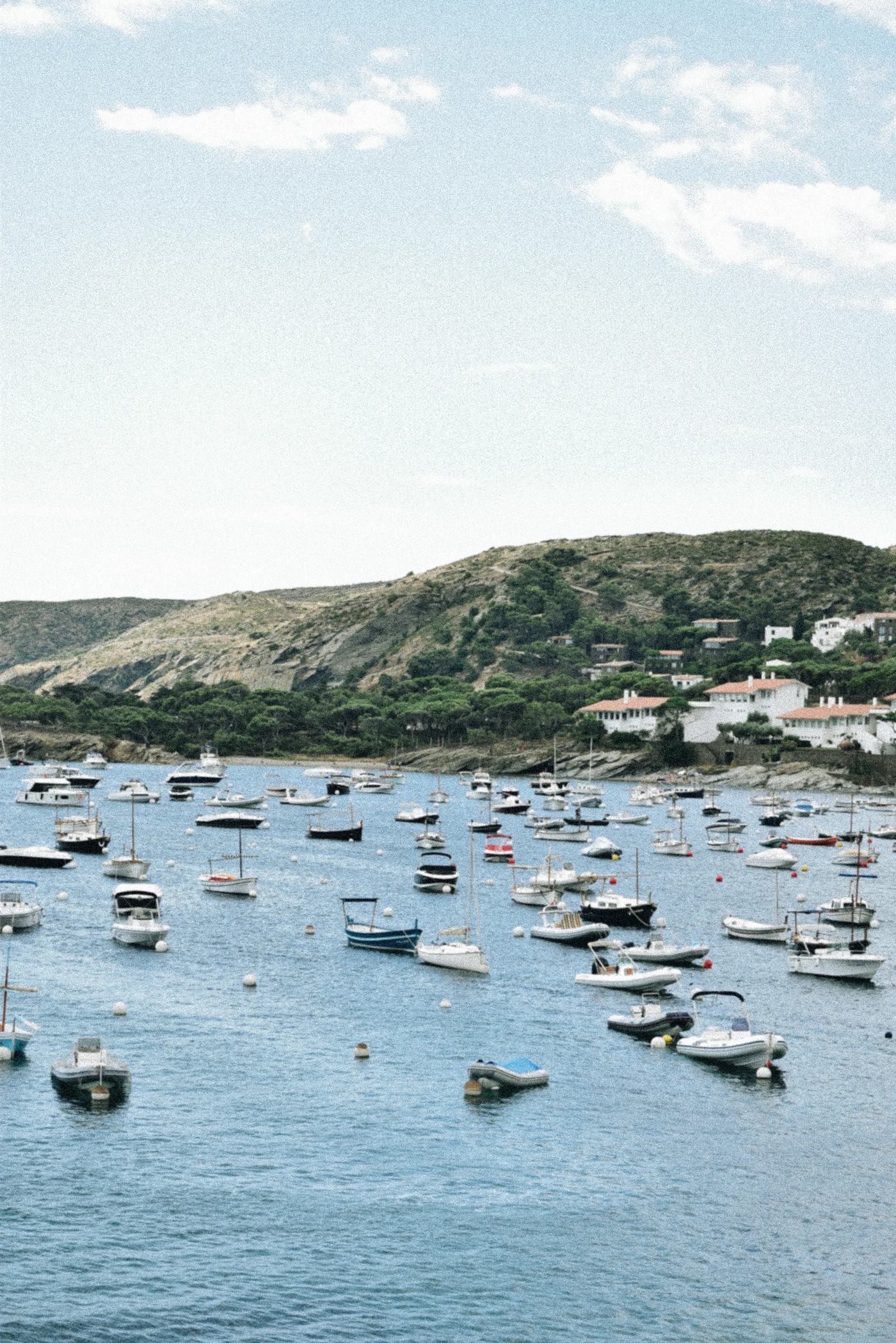 White houses and boats on the bay, Cadaqués
