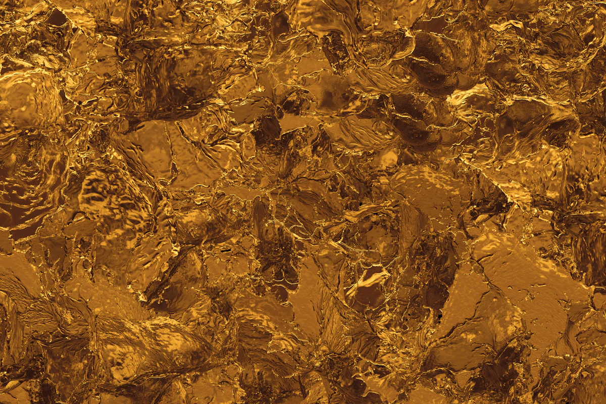 Natural texture reflecting environmental consideration in mining processes