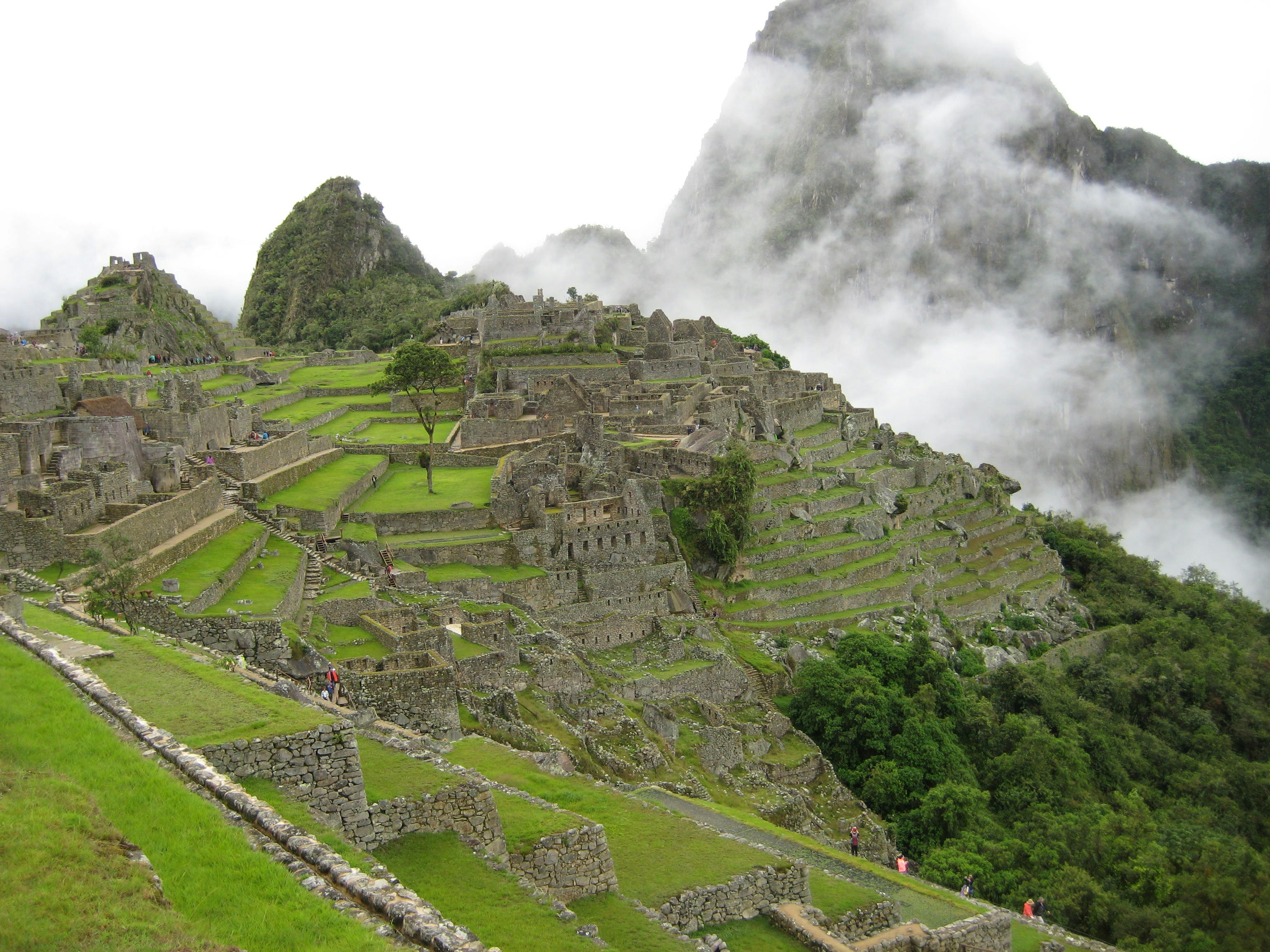 green mountain under white clouds during daytime, Breathtaking Macchu Picchu 