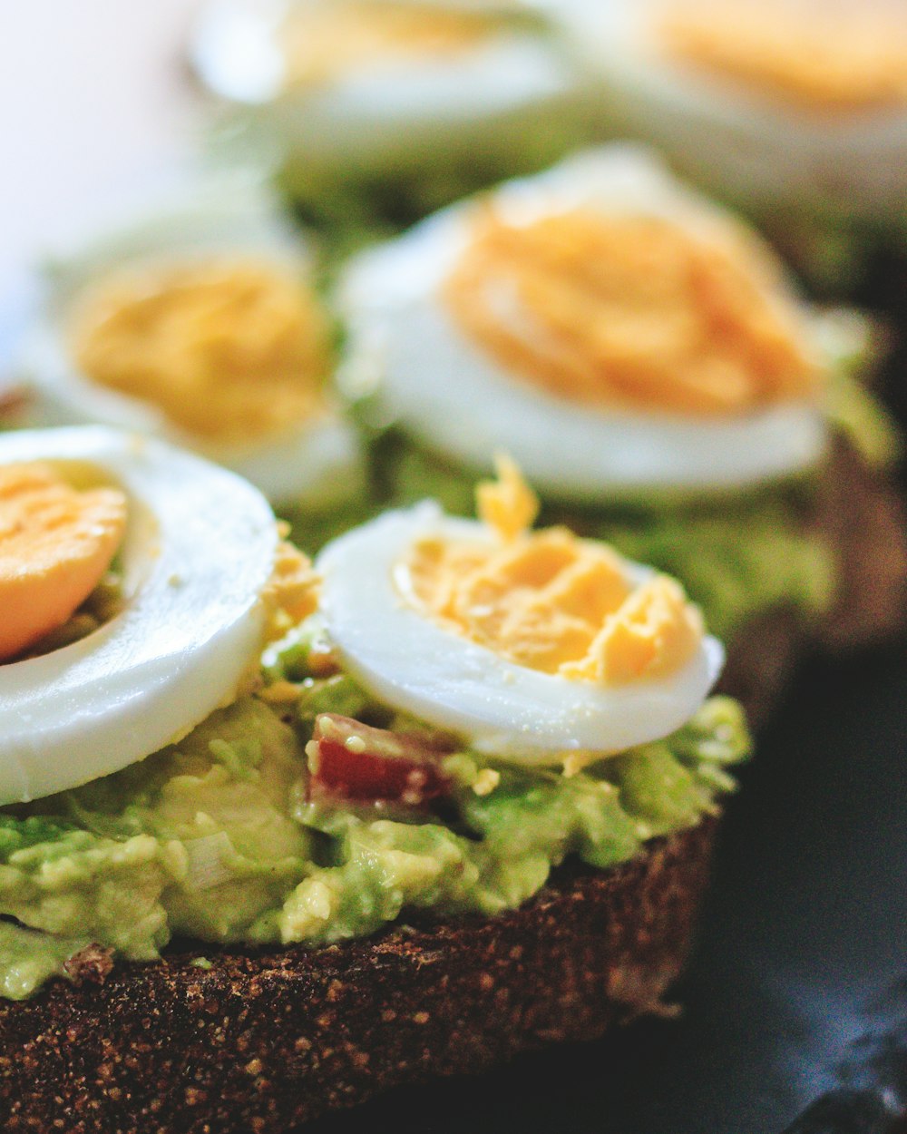 sunny side up egg on brown bread