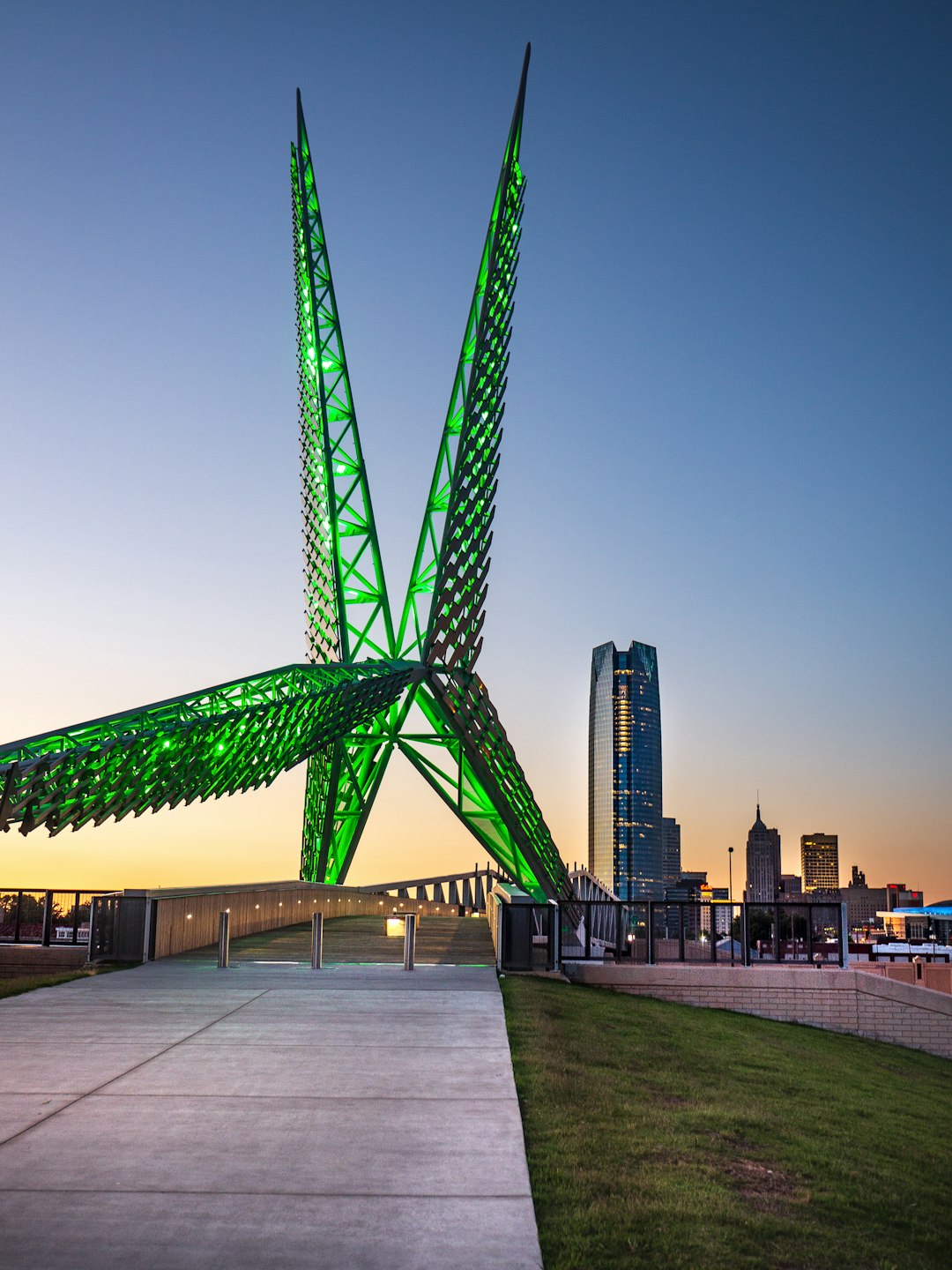 green and black building during night time