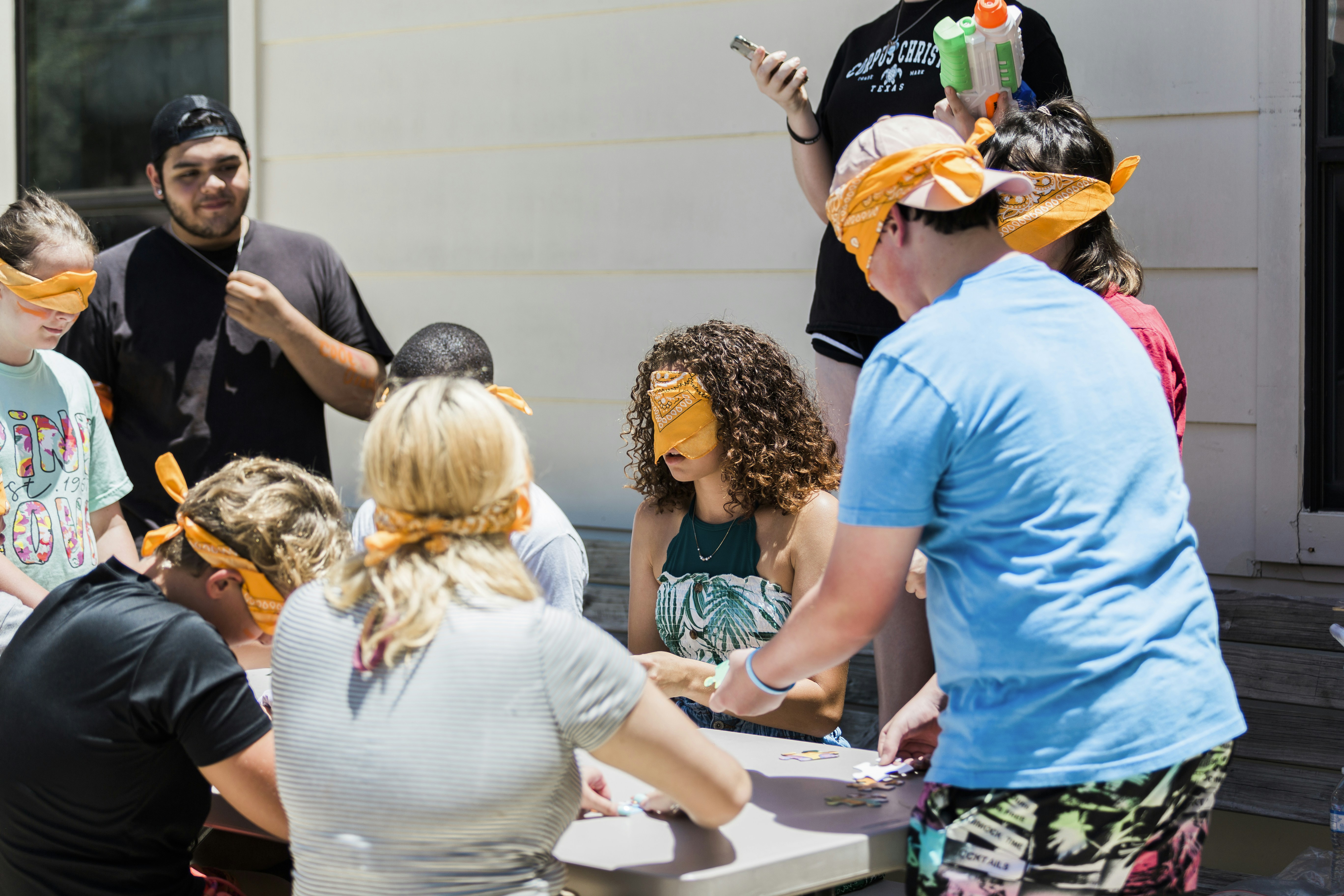 Christian youth camp activities for teens.