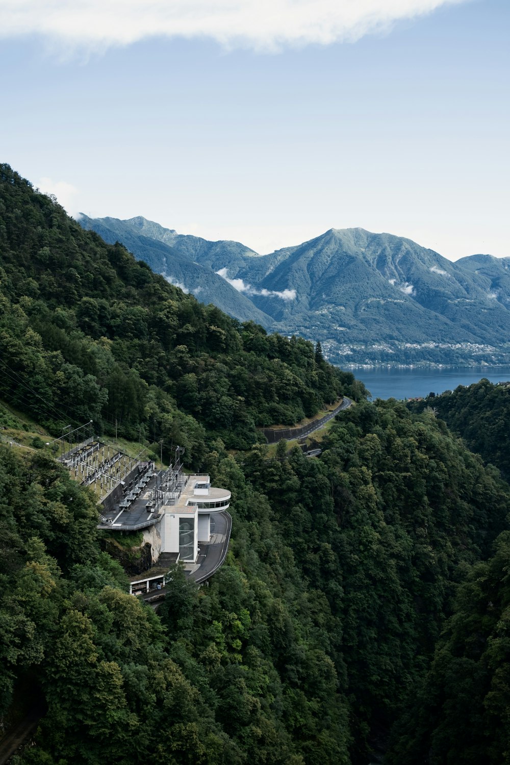 aerial view of green trees and mountains during daytime