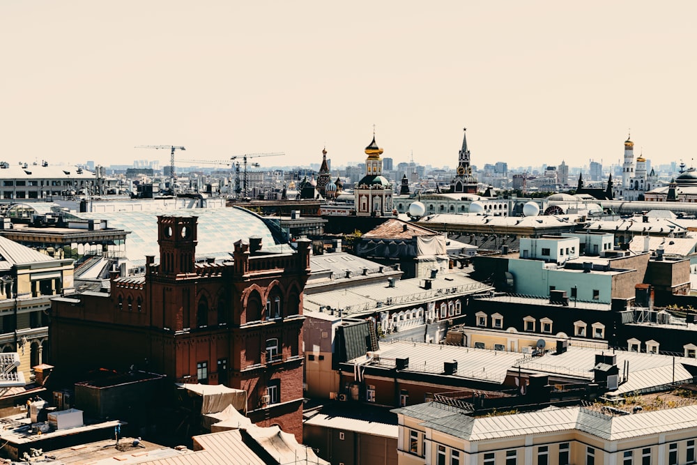 aerial view of city buildings during daytime