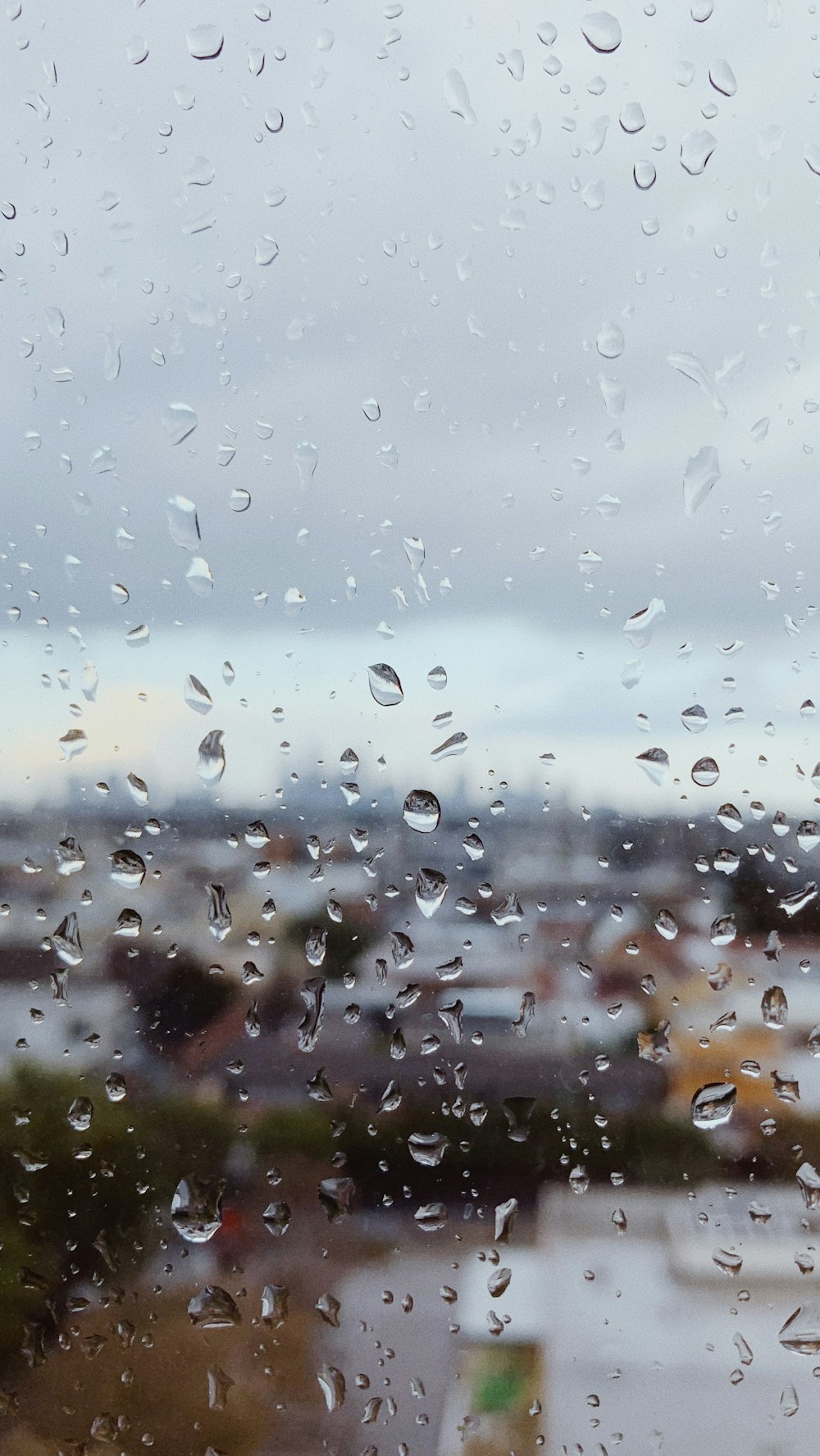 water droplets on glass during daytime