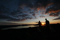 A quiet, peaceful sunset symbolizing reflection and new beginnings.