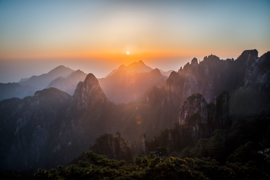 Mountain range photo spot Anhui Anhui