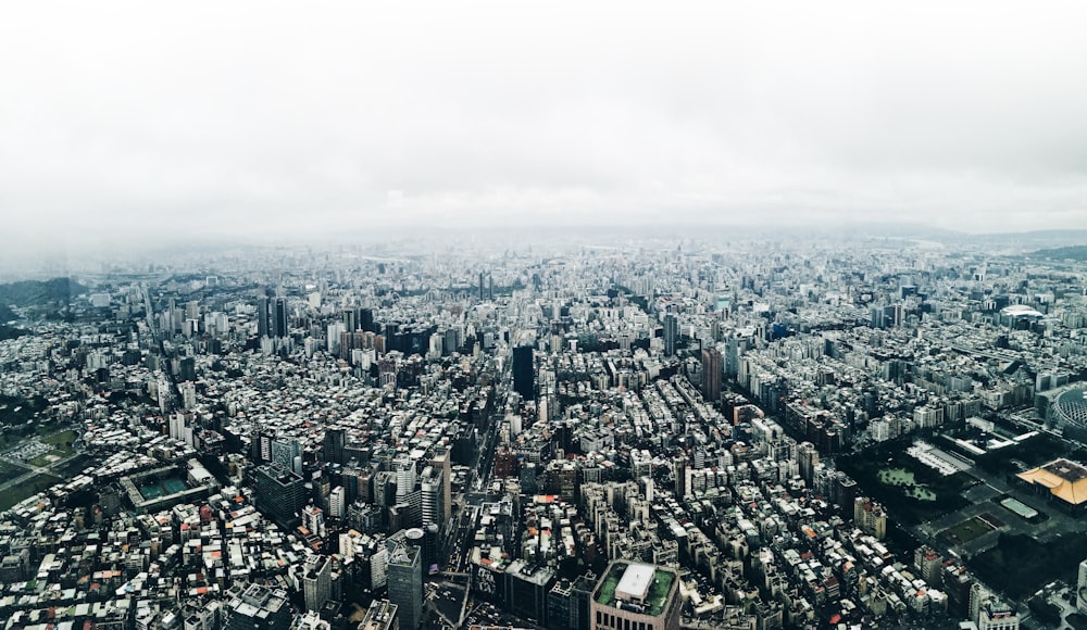 aerial view of city buildings during daytime