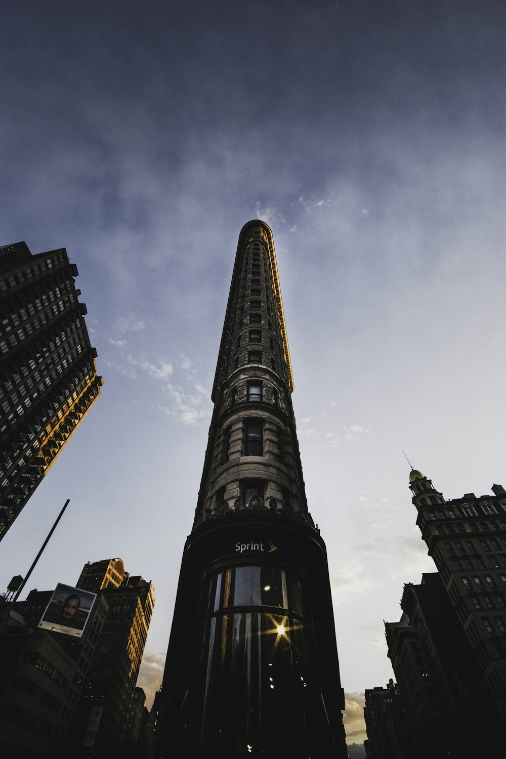 low angle photography of high rise building