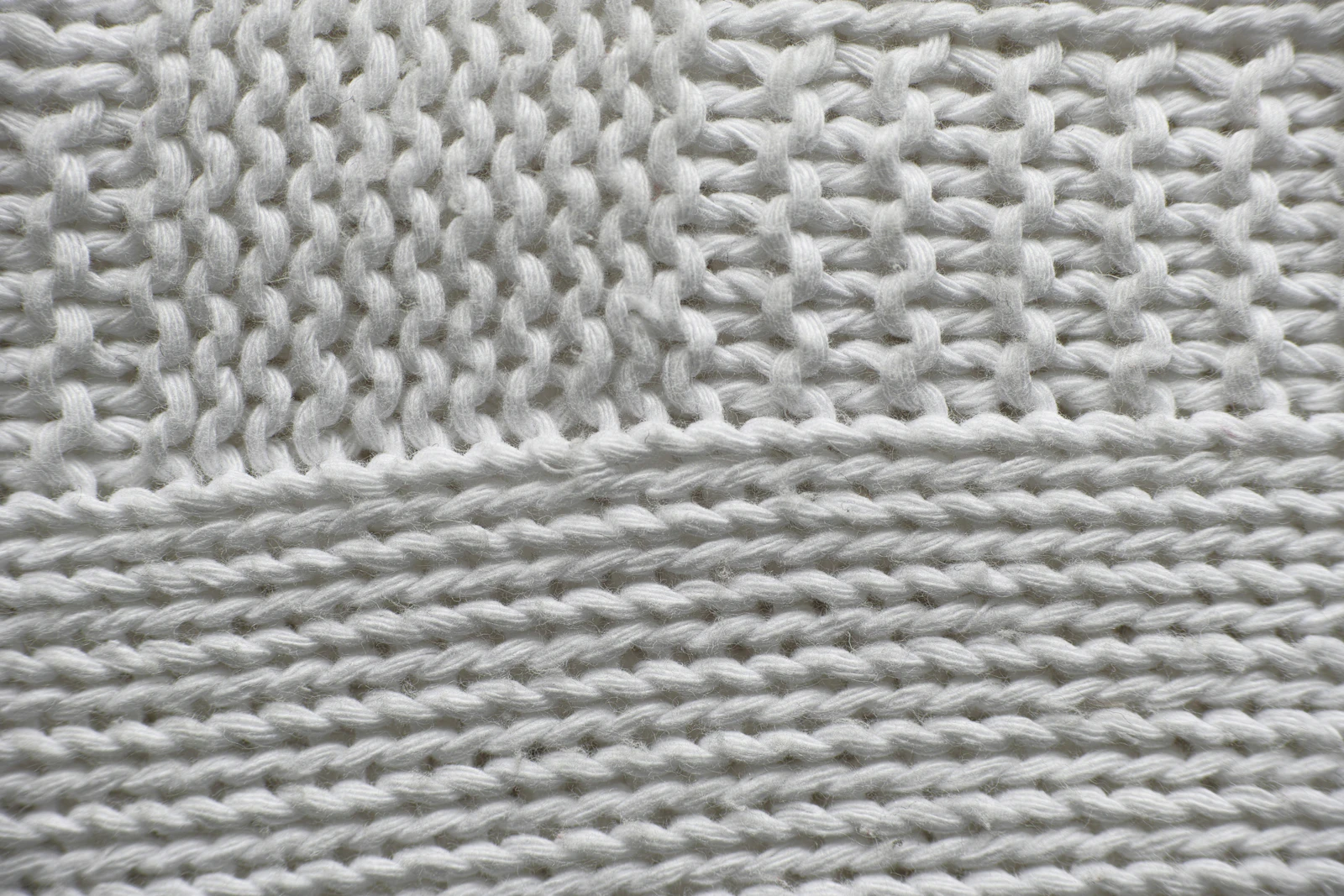 Close-up of ribbed sweater knit texture