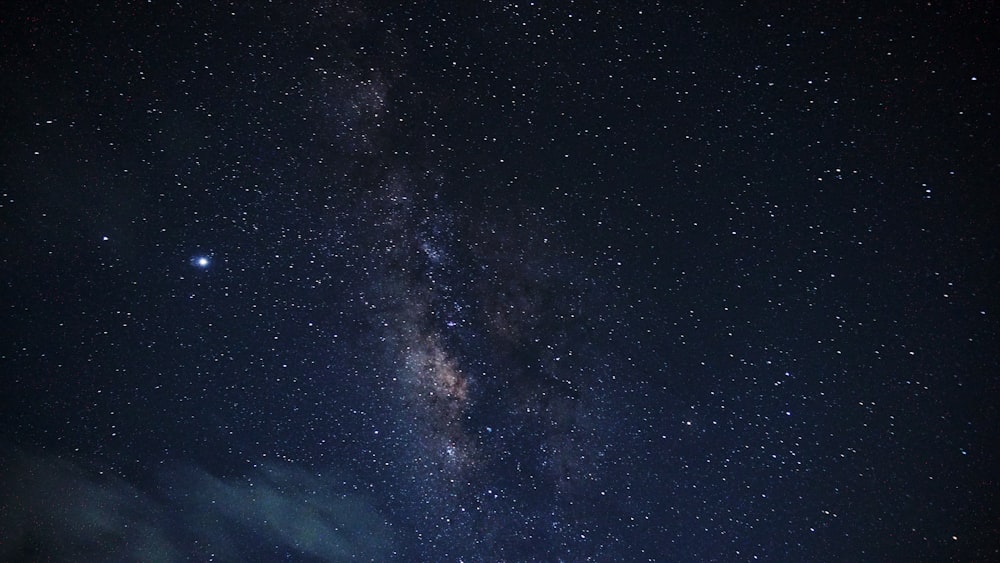 starry night sky over the starry night