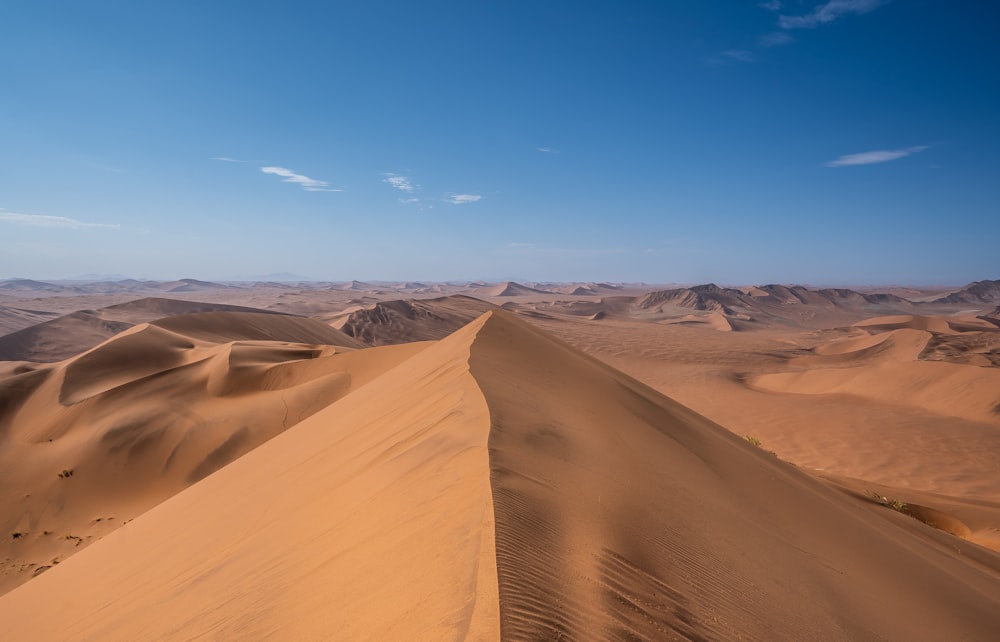 brown sand under blue sky during daytime