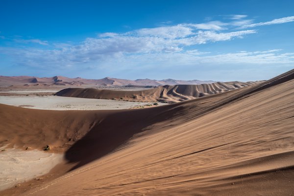 Brown sand under blue sky during daytime — Sossusvlei & the Namib, Namibia