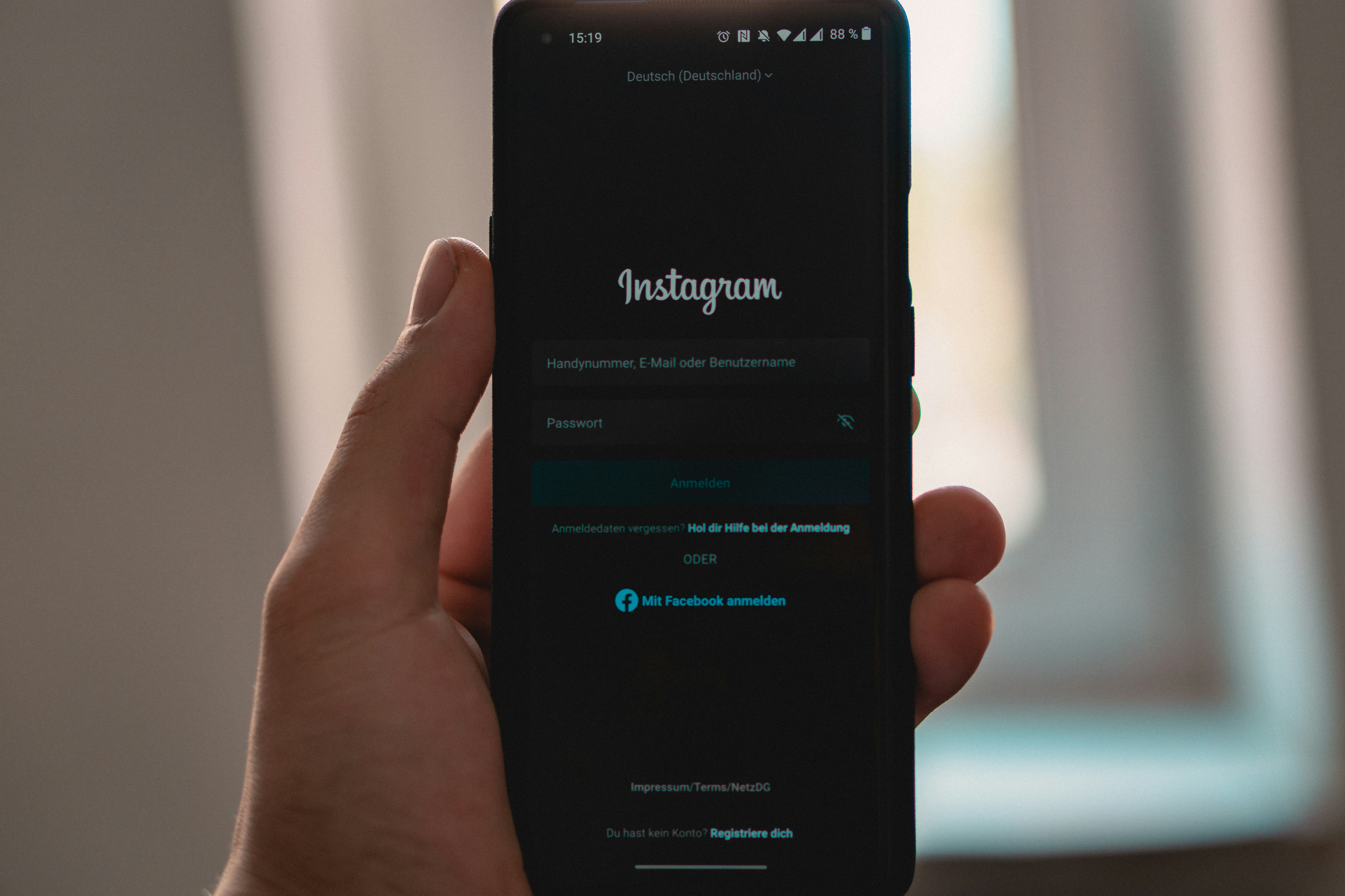 Instagram App Login